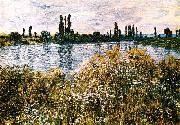 By the Seine near Vetheuil Claude Monet